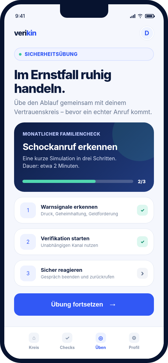 Daniels Verikin App